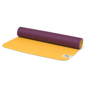 Yoga mat ReYoga - Free LIGHT 3 mm burgundy/yellow